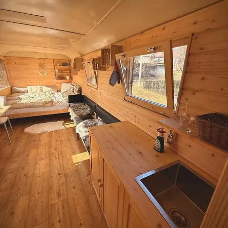 Campingplads Glamping Maringotka Máňa
